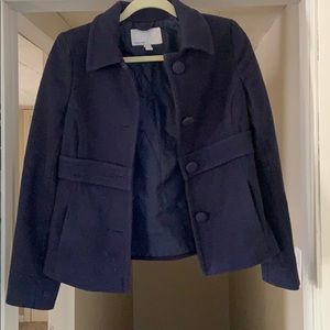 Old Navy size small pea coat in the color navy
